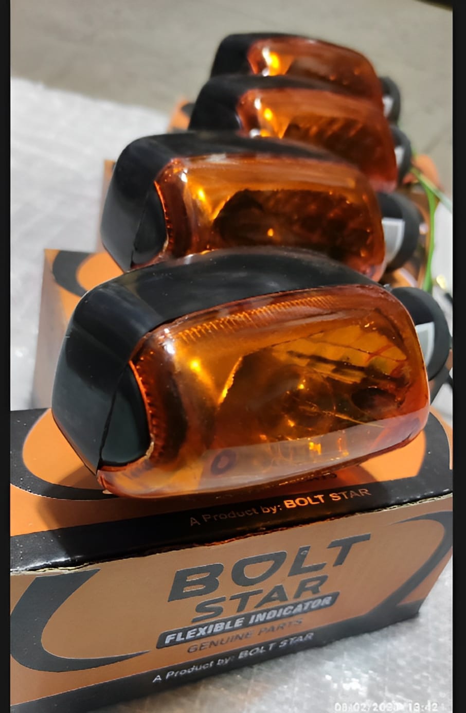 Pack of 4 Original 70cc Bike Indicator Set | Compatible with 2013