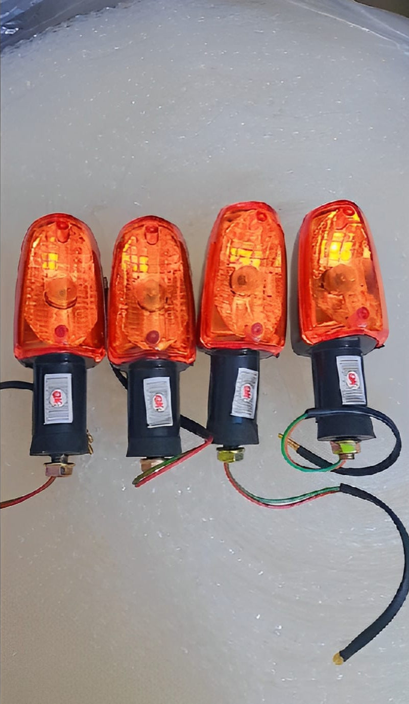 Pack of 4 Original 70cc Bike Indicator Set | Compatible with 2013