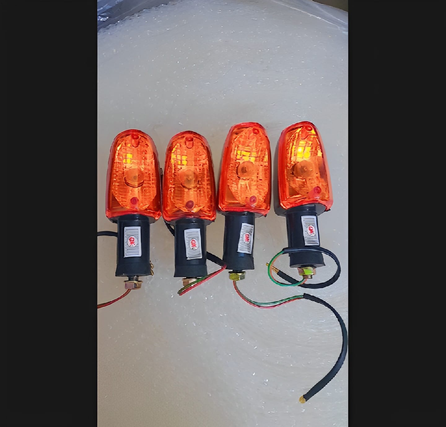 Pack of 4 Original 70cc Bike Indicator Set | Compatible with 2013