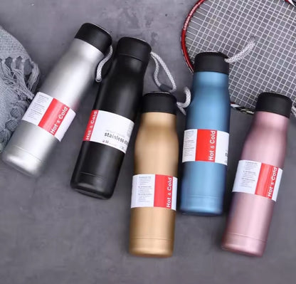 Stainless Steel Insulated Vacuum Water Bottle 550ml, Cola Shape, Leak Proof, with