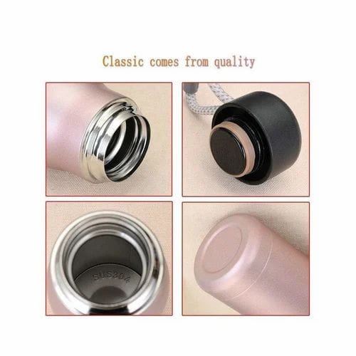 Stainless Steel Insulated Vacuum Water Bottle 550ml, Cola Shape, Leak Proof, with