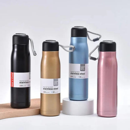 Stainless Steel Insulated Vacuum Water Bottle 550ml, Cola Shape, Leak Proof, with