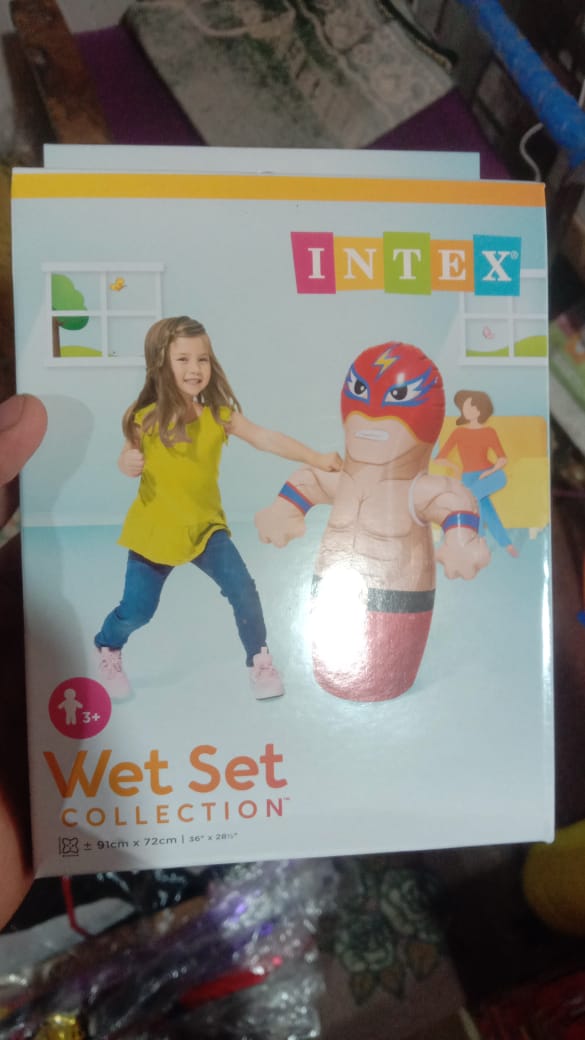 Intex Animal Punching Bag Toy For Kids 3D Bop Bag Boxers Punching