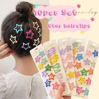 Pack Off 06  Star Design Girl Hair Clip | Hair Clip For