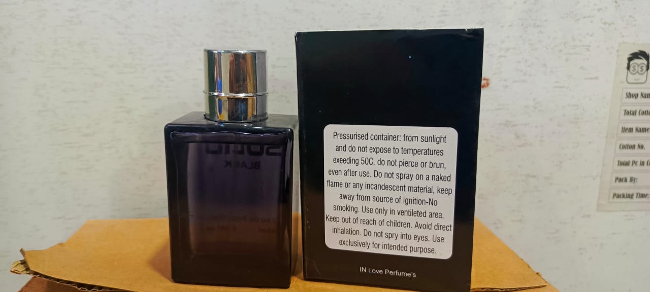 Sapil Solid Black Perfume | Eau De Perfume | Best Quality Perfume