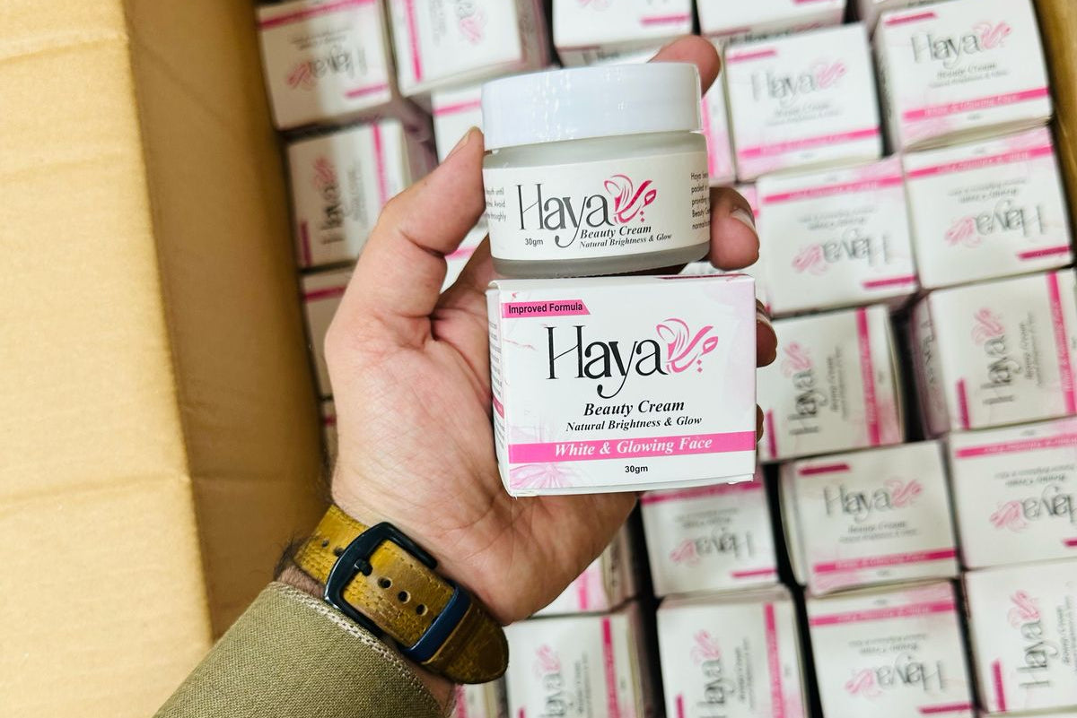 Haya Natural Brightness &amp; Glow Beauty Cream White &amp; Glowing Face Cream