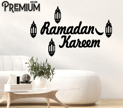 Ramzan kareem Islamic calligraphy 3D Wooden wall Decorative Gift Stylish Design Office