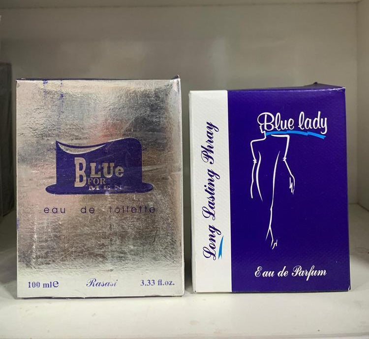 Pack of 2 Blue For Men &amp; Blue Lady Perfume | Eau