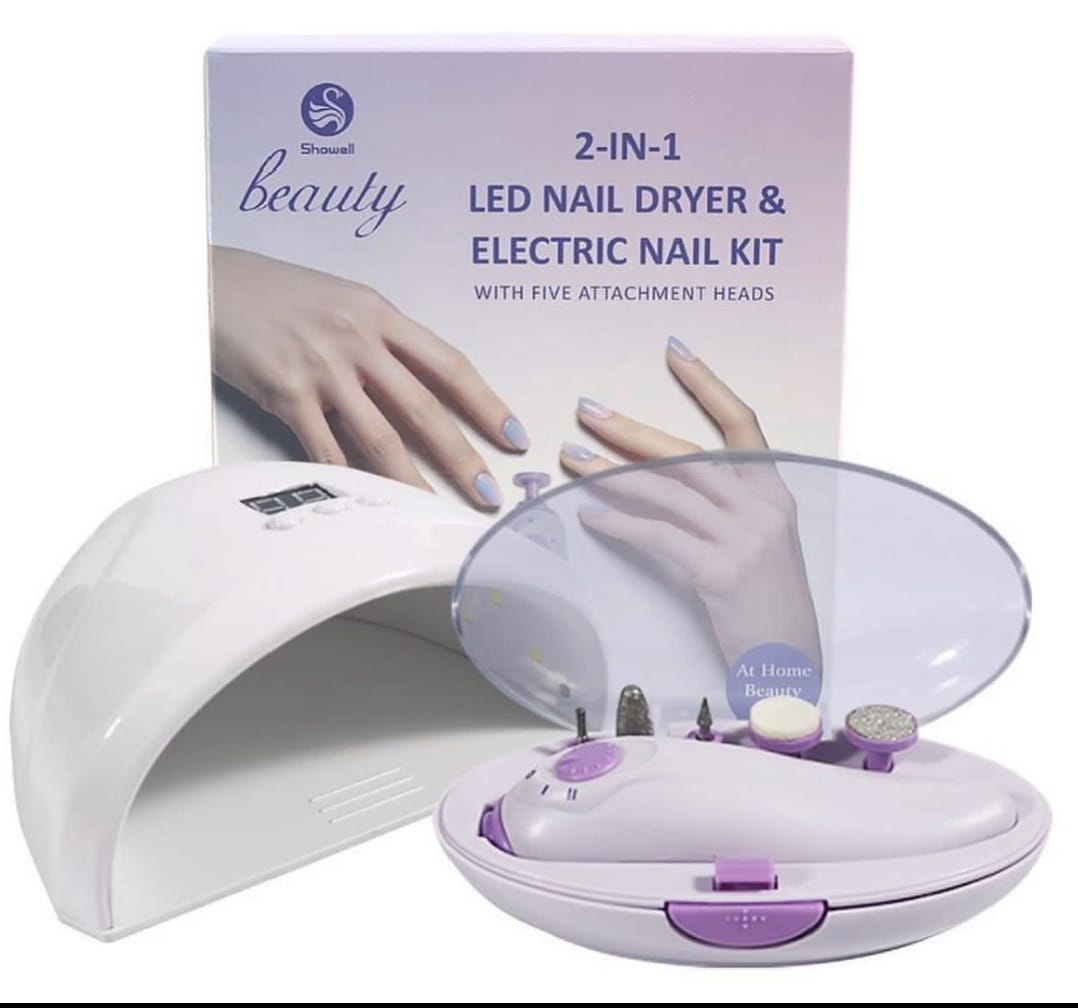 2 in 1 LED Nail Dryer and Electric Nail Kit |