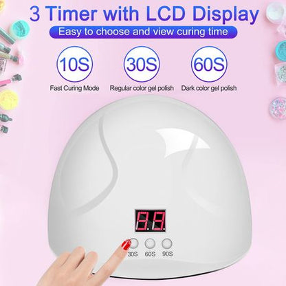 2 in 1 LED Nail Dryer and Electric Nail Kit |