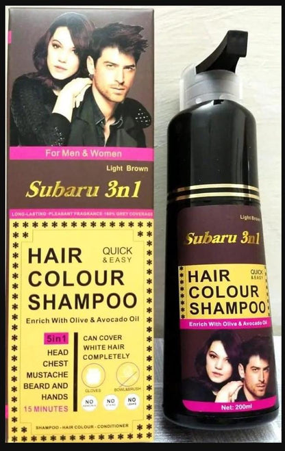 Subaru Dark Brown Hair Color Shampoo | Hair Color Shampoo For Men