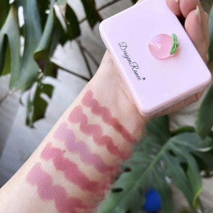 5 Pcs Dragon Ranee Peach Mini Lipstick Set | Long Lasting Makeup