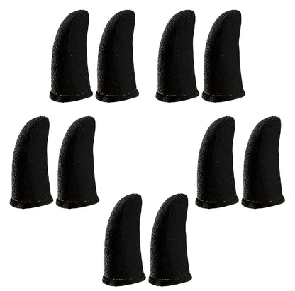 Premium Gaming Finger Sleeves Bundle - Breathable, Anti-Sweat, Touch Screen-Friendly Thumb