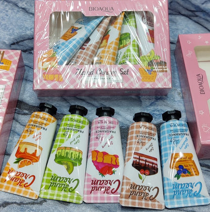 Pack Of 05 - Bio Aqua Hand Cream Set | Best Quality