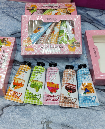 Pack Of 05 - Bio Aqua Hand Cream Set | Best Quality