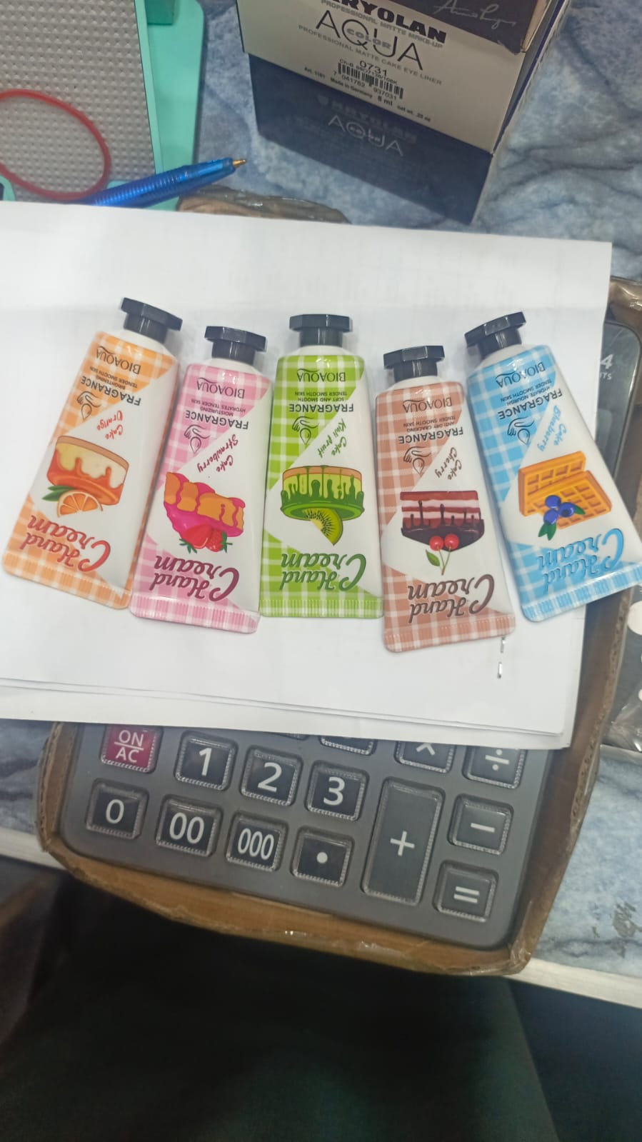 Pack Of 05 - Bio Aqua Hand Cream Set | Best Quality