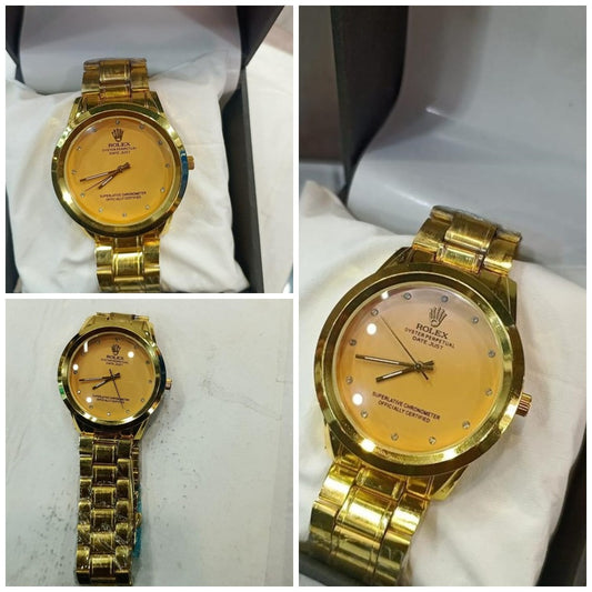 Rolex Men's Formal Quartz Wrist Watch with Stainless Steel Strap 40mm