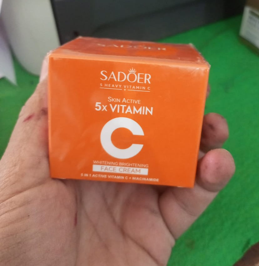 Sadoer 5x Vitamin C Skin Active whitening Cream | Vitamin C Hydrating