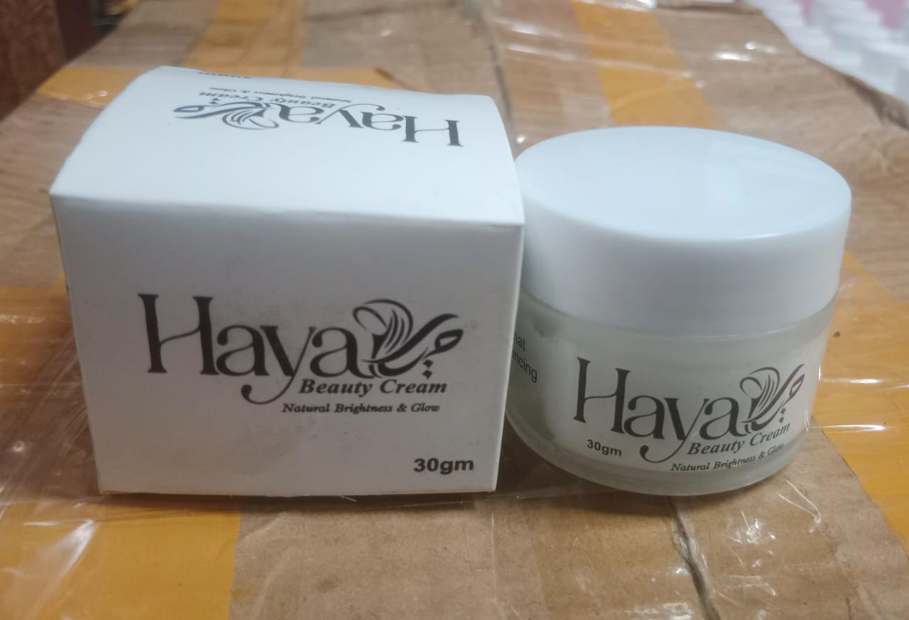 Haya Beauty Cream Natural Brightness &amp; Glow Beauty Cream White &amp; Glowing