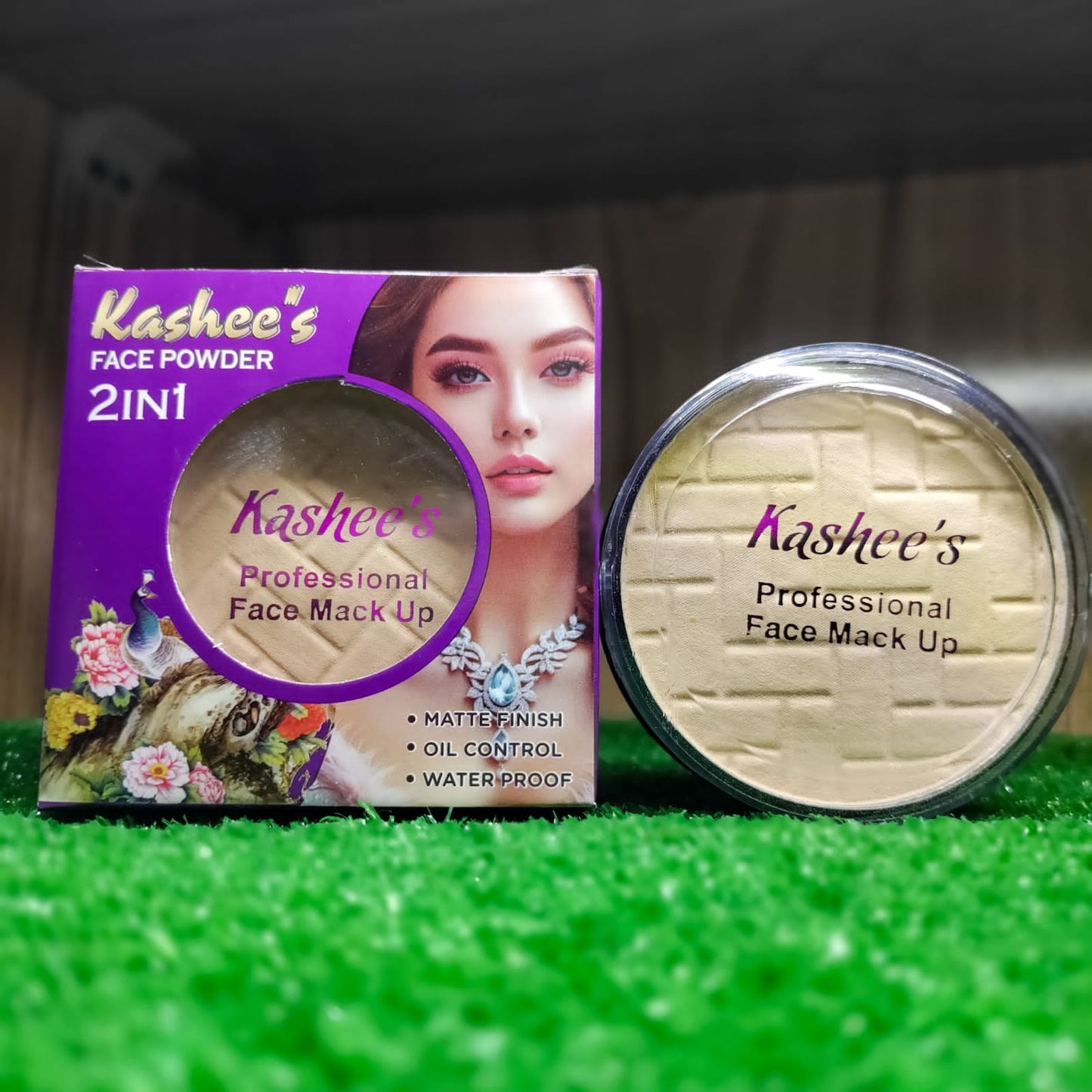 2 In 1 Kashee's Face Powder | Waterproof &amp; Oil Control |