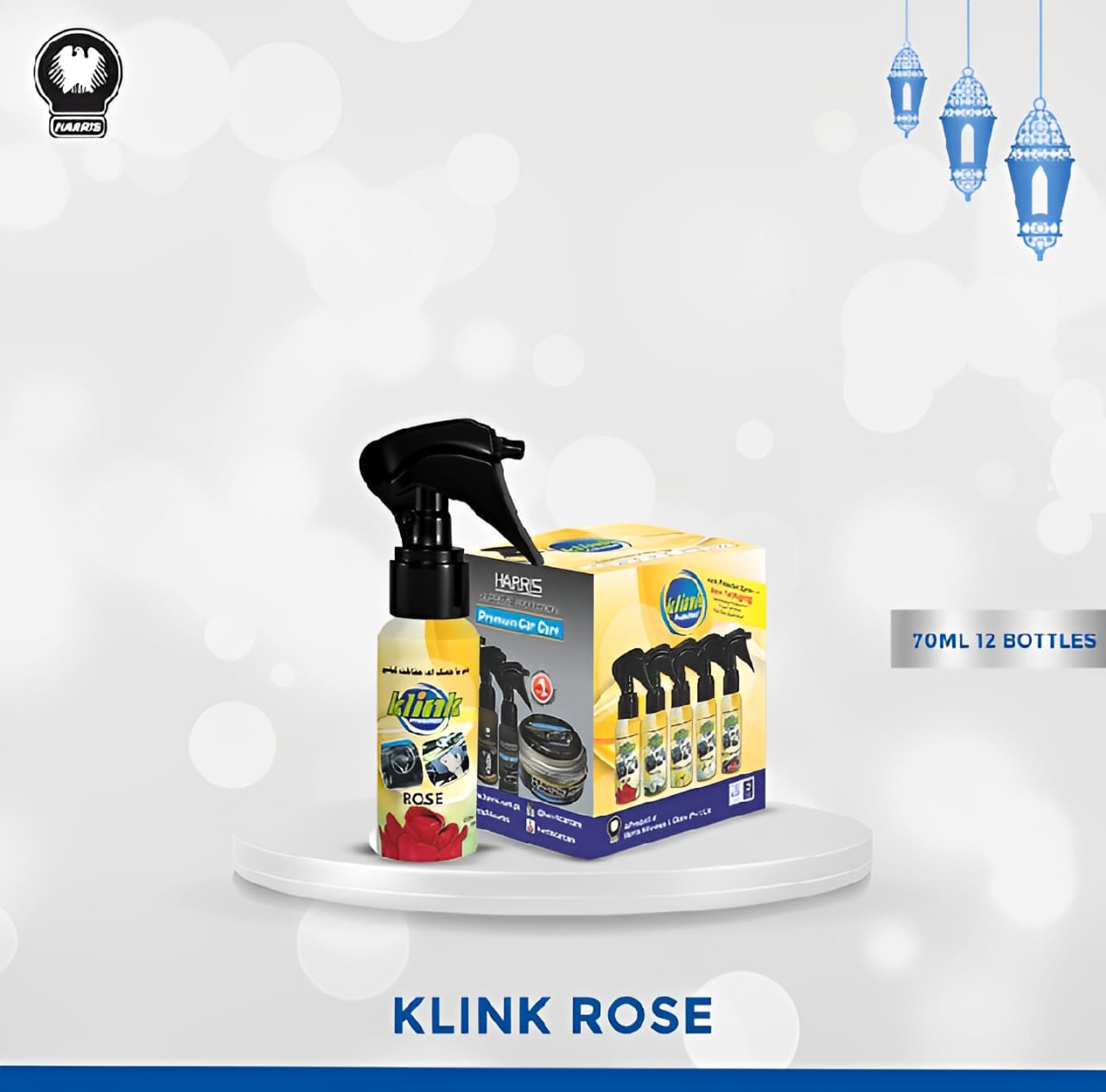 Pack of 12 Klink Protectant Rose Dashboard Polish | Best Quality Dashboard