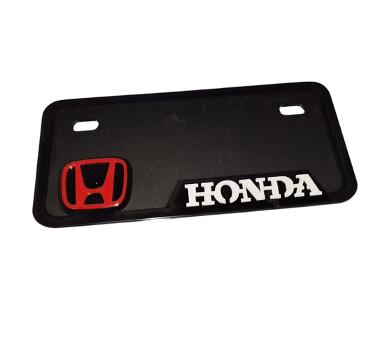 1 Piece Honda blank fancy Back number plate | Blank Number Plate