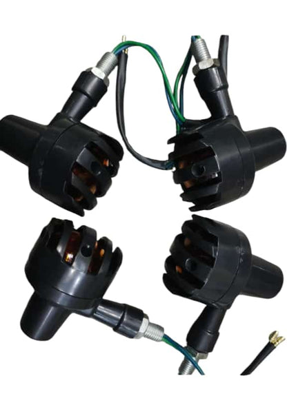 Pair Of 05 - Grill Indicators Yellow Led For Bikes ( 20pcs