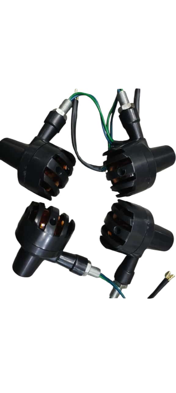 Pair Of 05 - Grill Indicators Yellow Led For Bikes ( 20pcs