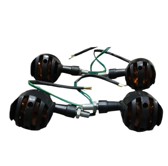 Pair Of 05 - Grill Indicators Yellow Led For Bikes ( 20pcs