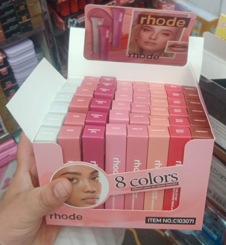 8 Colors Rhode Lip Care Series | Tinted Lip Balm | Lasting