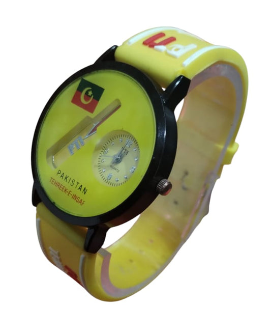 PTI Analog Wrist Watch | Pakistan Tehreek Insaf Wrist Watch For Men