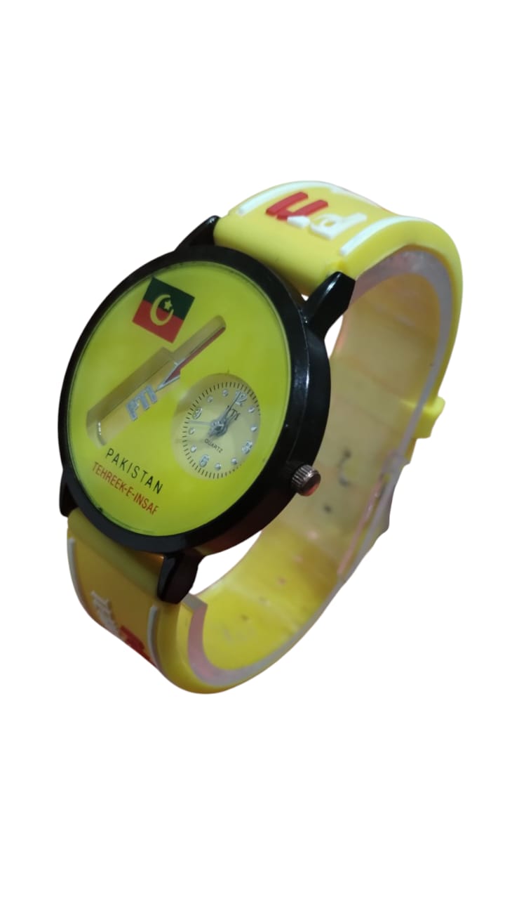 PTI Analog Wrist Watch | Pakistan Tehreek Insaf Wrist Watch For Men