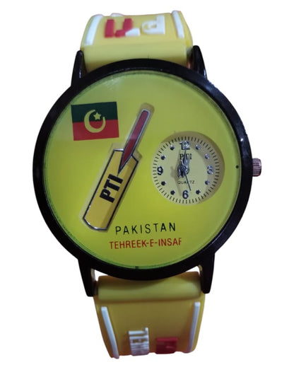 PTI Analog Wrist Watch | Pakistan Tehreek Insaf Wrist Watch For Men