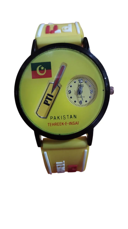 PTI Analog Wrist Watch | Pakistan Tehreek Insaf Wrist Watch For Men
