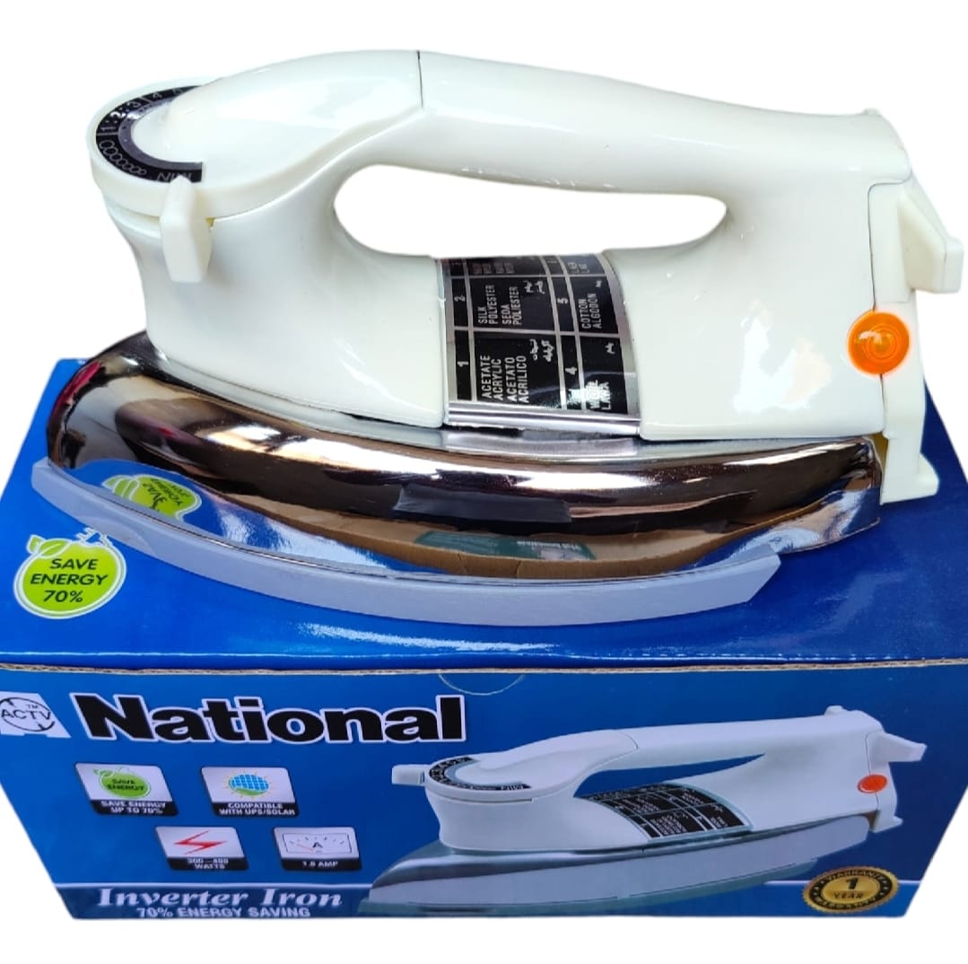 National Electric Inverter Dry Iron 400 Watts UPS/Solar Working | Metal Iron