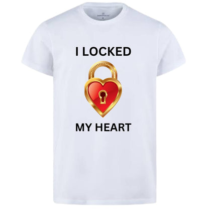 The Key &amp; My Heart Style White T-Shirt - Key &amp; Heart