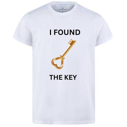 The Key &amp; My Heart Style White T-Shirt - Key &amp; Heart