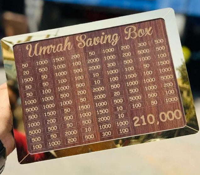 Umrah Saving Box - Box For Umrah Saving | Umrah Saving Box