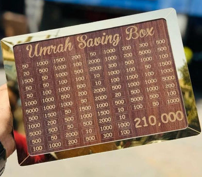 Umrah Saving Box - Box For Umrah Saving | Umrah Saving Box