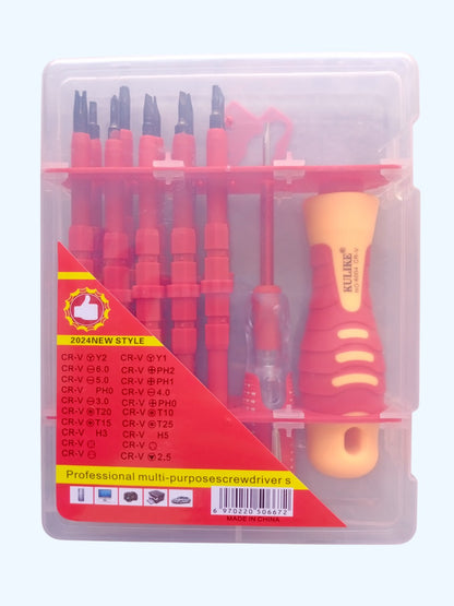 23 in 1 Insulated Screwdriver Set Slotted Screwdriver Bits Kit With Tester