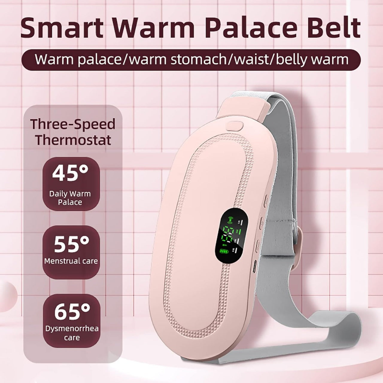 Digital Period Pad Heating And Vibrating For Healing Period Cramps Women’s