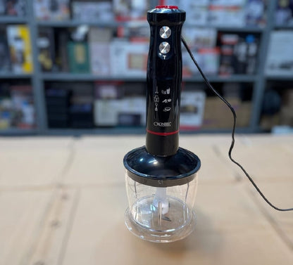 CRONIER Professional 4-in-1 Hand Blender Set | Chopper, Blender, Coffee &amp; Egg