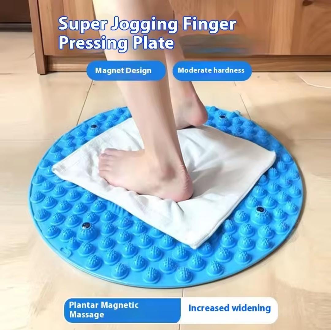 Circular jogging finger press board, foot massage foot pad, adult toe press