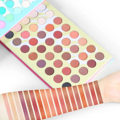 Foo Face 63-Color Eyeshadow Palette Matte, Shimmer &amp; Glitter Shades for