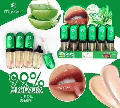 Flormar Aloe Vera Shiny Color Changing Lip Oil Your Glow, Your