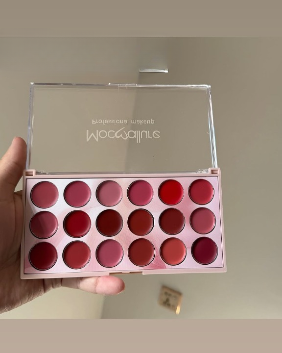 Moccallure Professional 18-Colors Lipstick Kit Long-Lasting, Hydrating &amp; Compact | Unisex