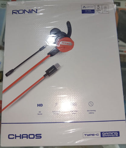Ronin R-007 TYPE-C Gaming Handsfree | Dual Microphone Setup | Ergonomic Design