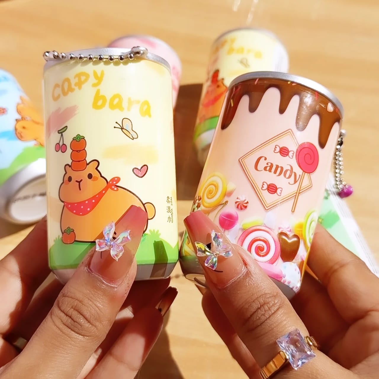 Tin Shape Mini Wet Wipes Tissue, Extremely Portable Tin / 30 Wet