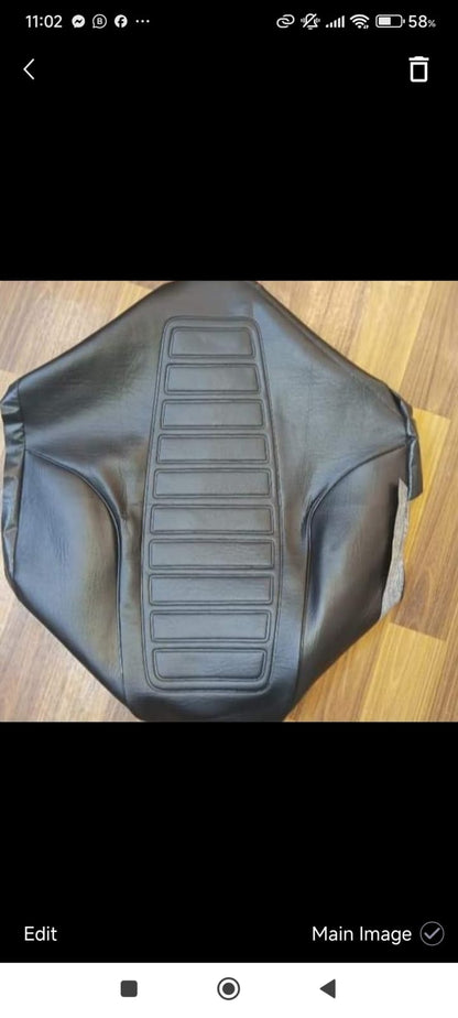 Motor Bike Comfortable Seat Cover Black For CG 125 Bike | Best