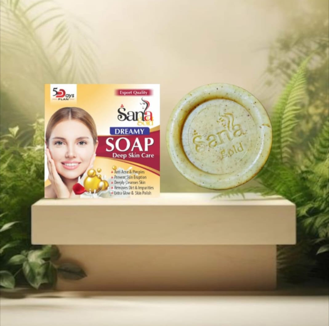 Pack of 07 - Sana Gold Magic Soap | Powerful Herbal Formula